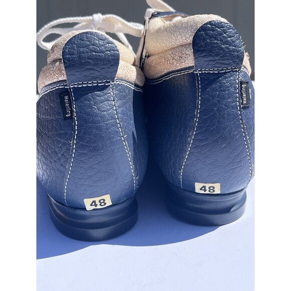 Vintage Heierling Blue Leather Cross Country Ski Boots Men Size EU 48/US 15 main image 13